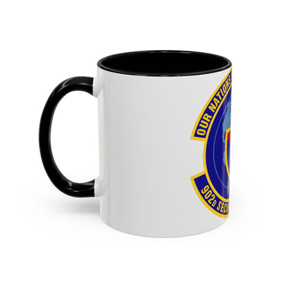 902d Security Forces Squadron (U.S. Air Force) Accent Coffee Mug