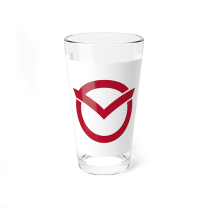 Flag of Hino Tottori (Japan) Pint Glass 16oz