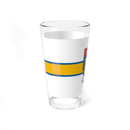 Flag of Nagyvaty (Hungary) Pint Glass 16oz
