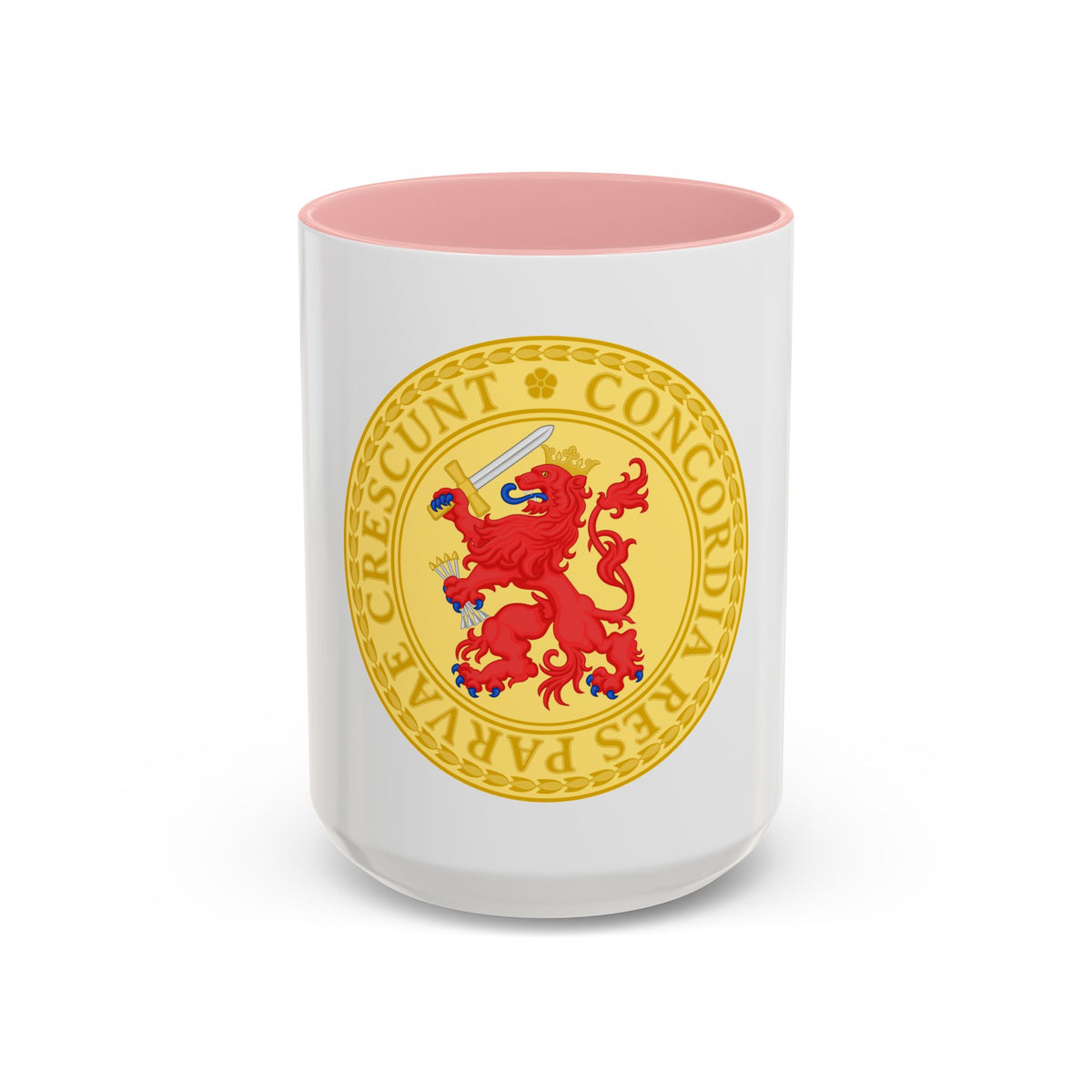 Great Seal of the Batavian Republic (1802) - Accent Coffee Mug
