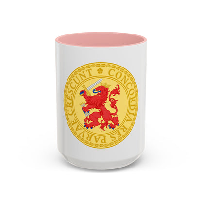 Great Seal of the Batavian Republic (1802) - Accent Coffee Mug