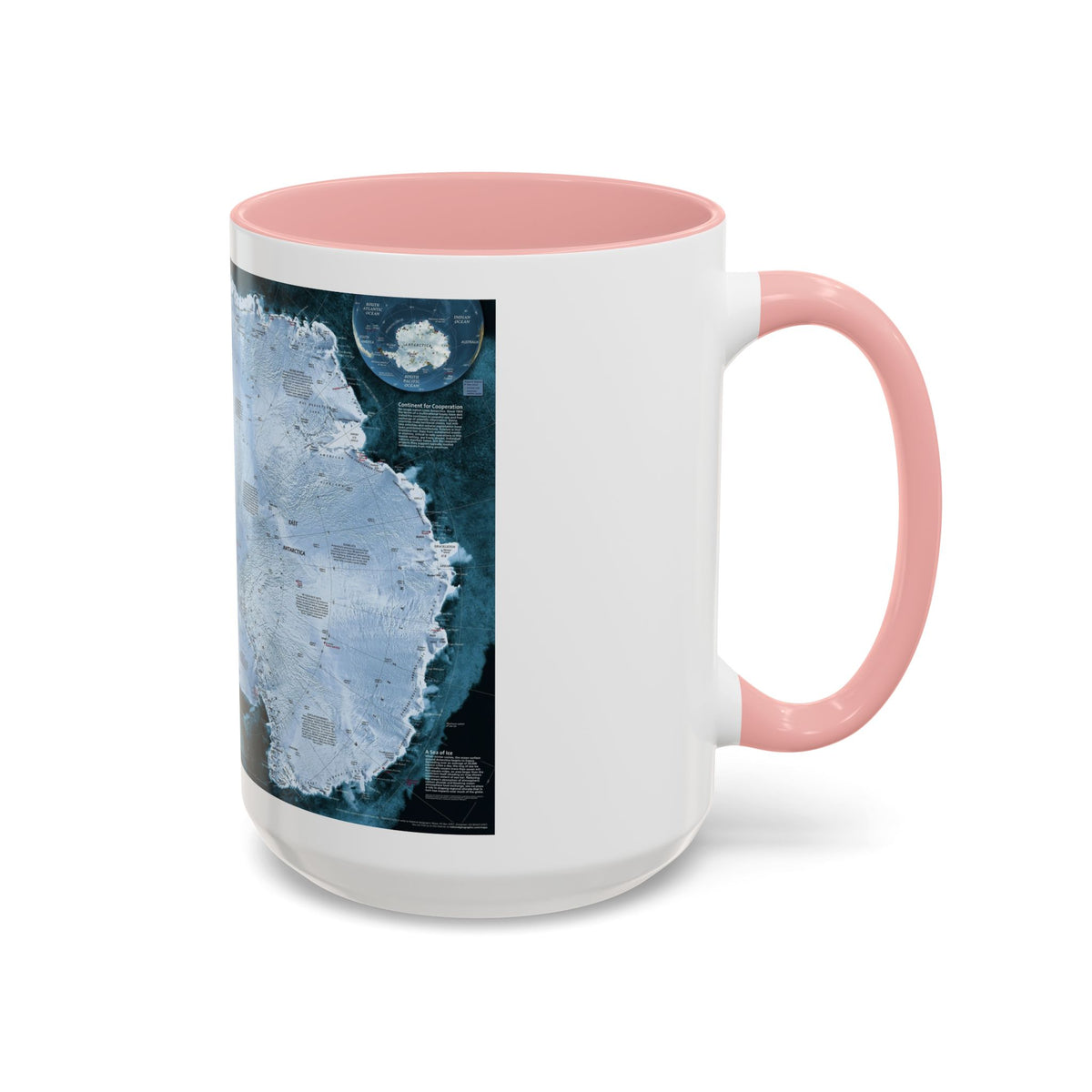 Antarctica (2002) (Map) Accent Coffee Mug
