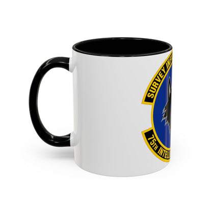 75 Intelligence Squadron ACC (U.S. Air Force) Accent Coffee Mug