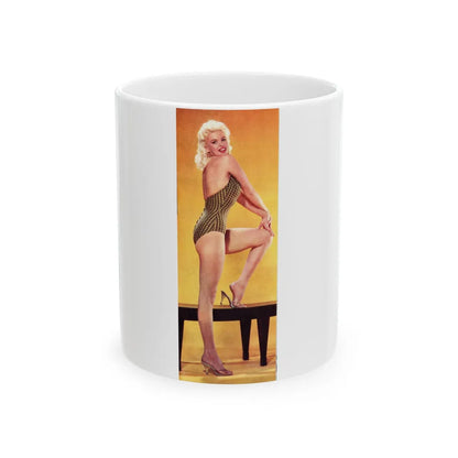 Jayne Mansfield #230 (Vintage Female Icon) White Coffee Mug-11oz-Go Mug Yourself