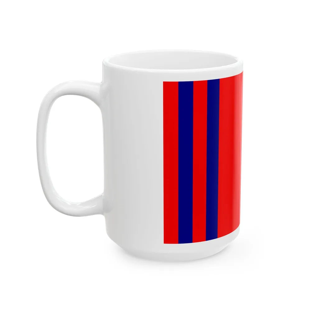 Flag of Volgograd Oblast Russia - White Coffee Mug-Go Mug Yourself