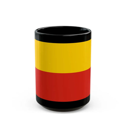 Flag of Warsaw Poland - Black Coffee Mug-15oz-Go Mug Yourself