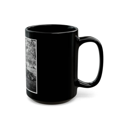 Charleston, S.C. Confederate Torpedoes, Shot, And Shell In The Arsenal Yard (U.S. Civil War) Black Coffee Mug-Go Mug Yourself