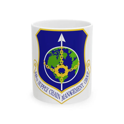 848 Supply Chain Management Group AFMC (U.S. Air Force) White Coffee Mug-11oz-Go Mug Yourself