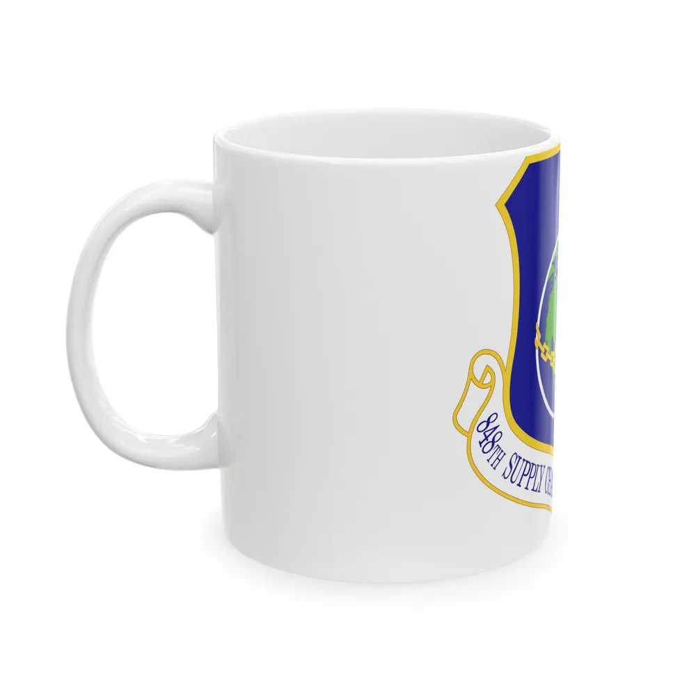 848 Supply Chain Management Group AFMC (U.S. Air Force) White Coffee Mug-Go Mug Yourself