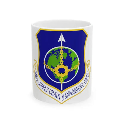 848 Supply Chain Management Group AFMC (U.S. Air Force) White Coffee Mug 11oz - Go Mug Yourself