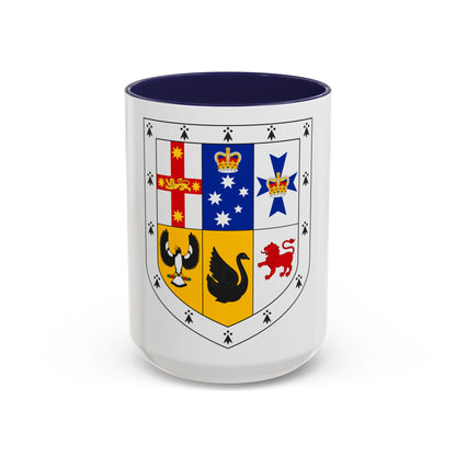 Shield of arms of Australia - Accent Coffee Mug