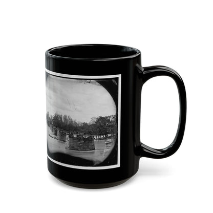 Richmond, Va. Ruins Of Mayo's Bridge (U.S. Civil War) Black Coffee Mug