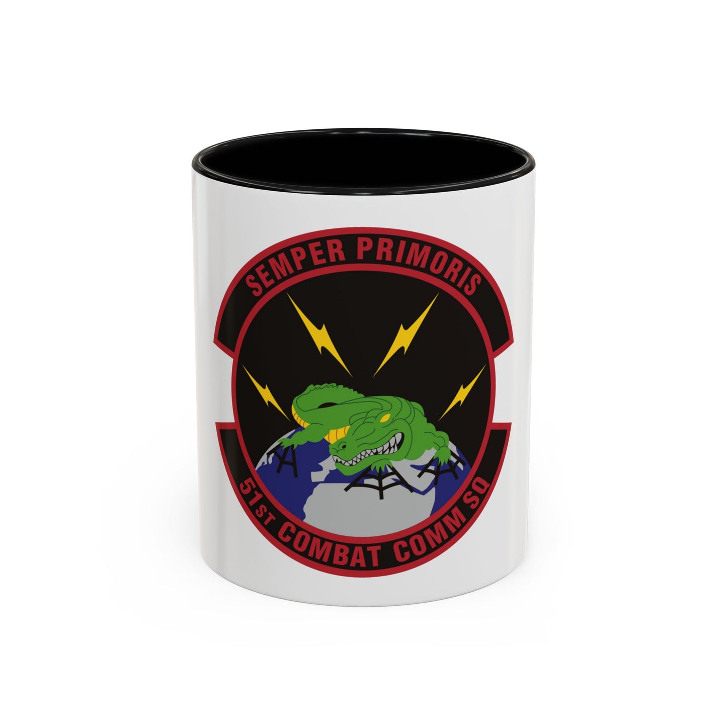 51 Combat Communications Squadron ACC (U.S. Air Force) Accent Coffee Mug