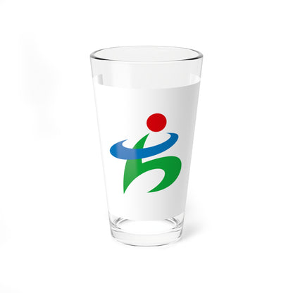 Flag of Chikuzen Fukuoka (Japan) Pint Glass 16oz