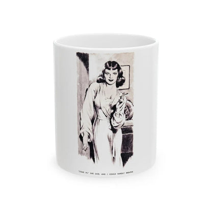 Blackmall (2), Real magazine, January 1953 - White Coffee Mug-11oz-Go Mug Yourself