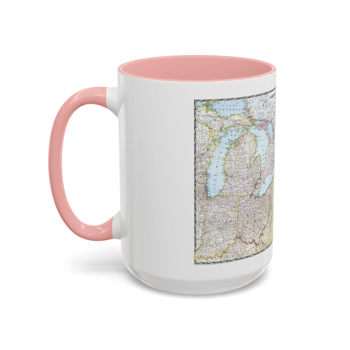 USA - Northeastern (1945) (Map) Accent Coffee Mug