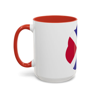 17 Infantry Division (U.S. Army) Accent Coffee Mug