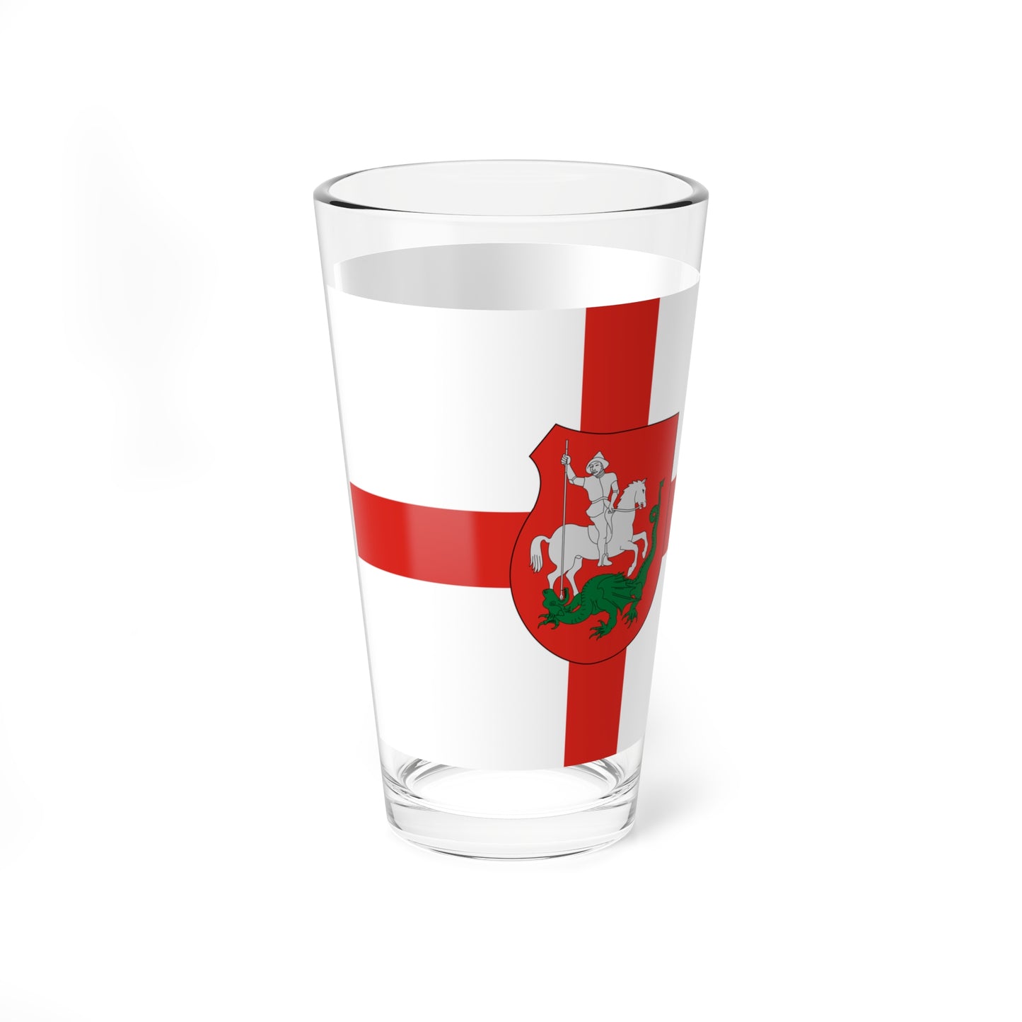 Flag of Tatarszentgyorgy (Hungary) Pint Glass 16oz