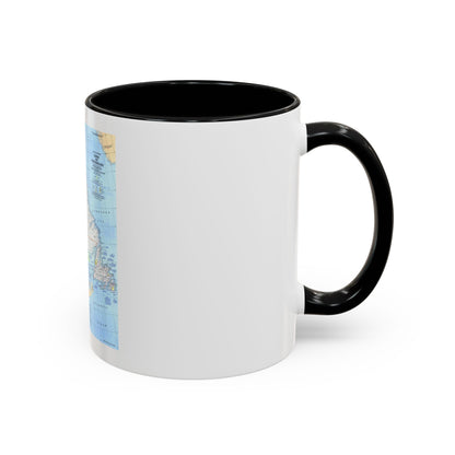 Canada - Quebec & Newfoundland (1980) (Map) Accent Coffee Mug
