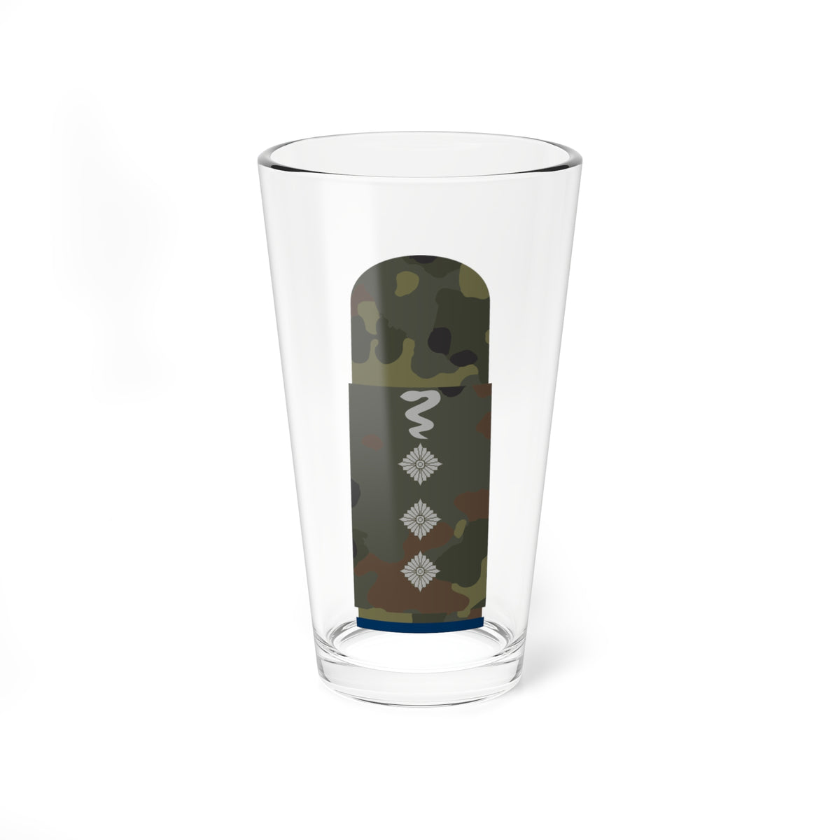 HA 5W5 43e Stabveterinär San TMx L (Military Rank) Pint Glass 16oz