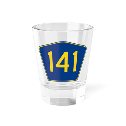 PR secondary 141 (Puerto Rico) (Road Sign) Shot Glass 1.5oz