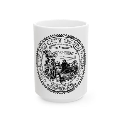Seal of Providence Rhode Island - White Coffee Mug