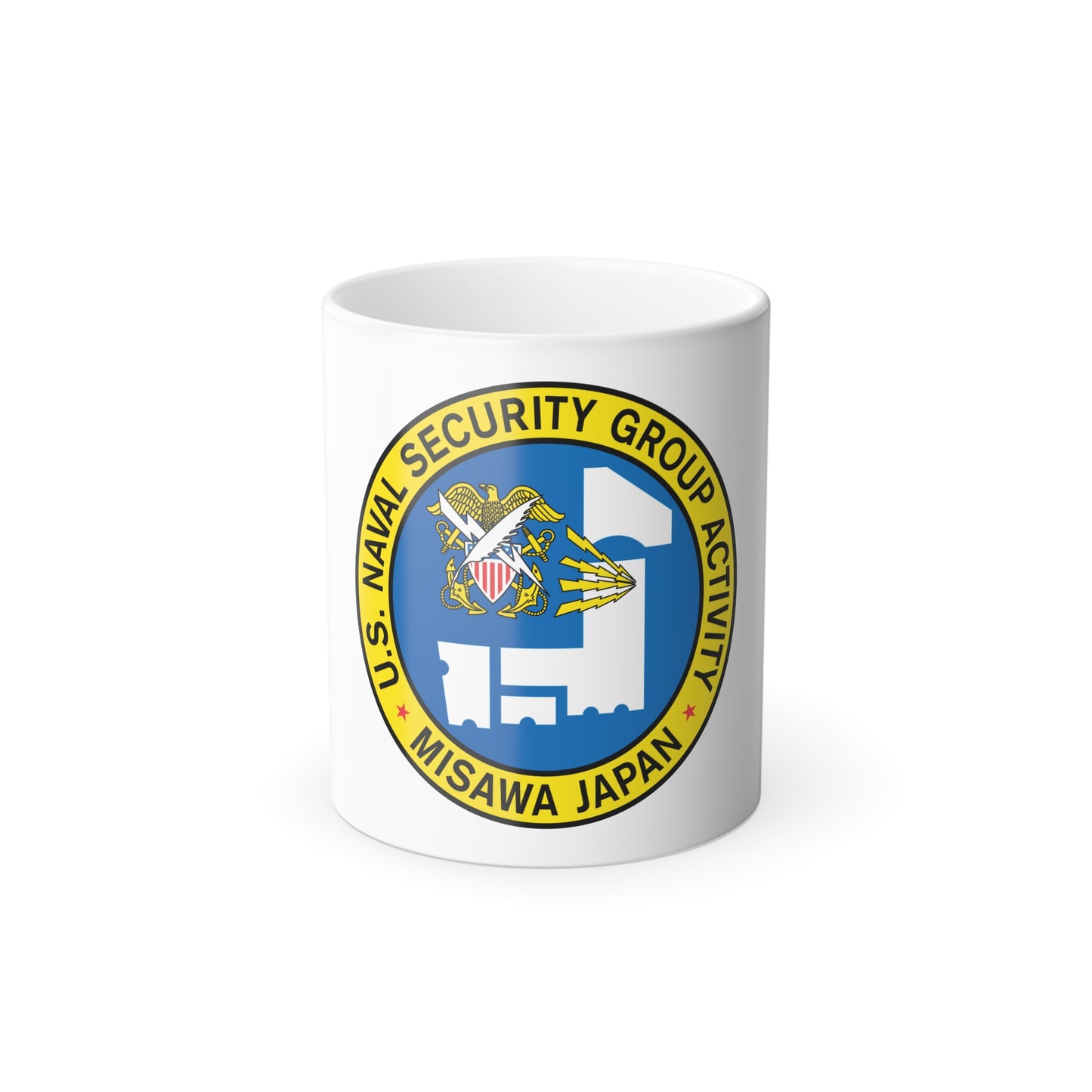 US Naval Security Group Activity Misawa Japan (U.S. Navy) Color Changing Mug 11oz
