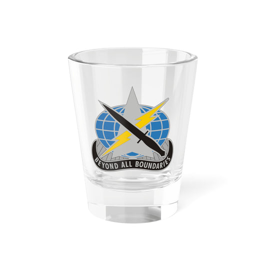 Verre à liqueur du bataillon de renseignement militaire 743 (armée américaine) 1,5 oz