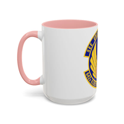 642d Electronic Systems Squadron (U.S. Air Force) Accent Coffee Mug