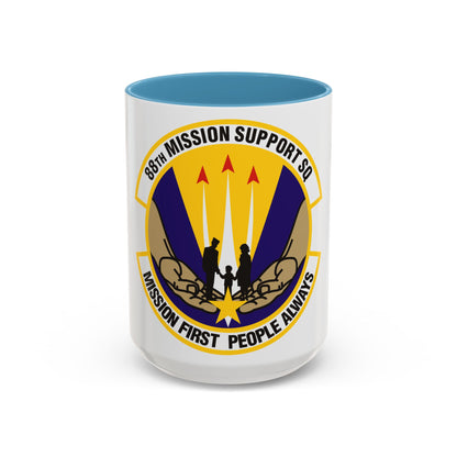 88th Mission Support Squadron (U.S. Air Force) Accent Coffee Mug