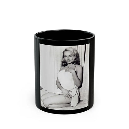 Julie Newmar #157 (Vintage Female Icon) Black Coffee Mug-11oz-Go Mug Yourself