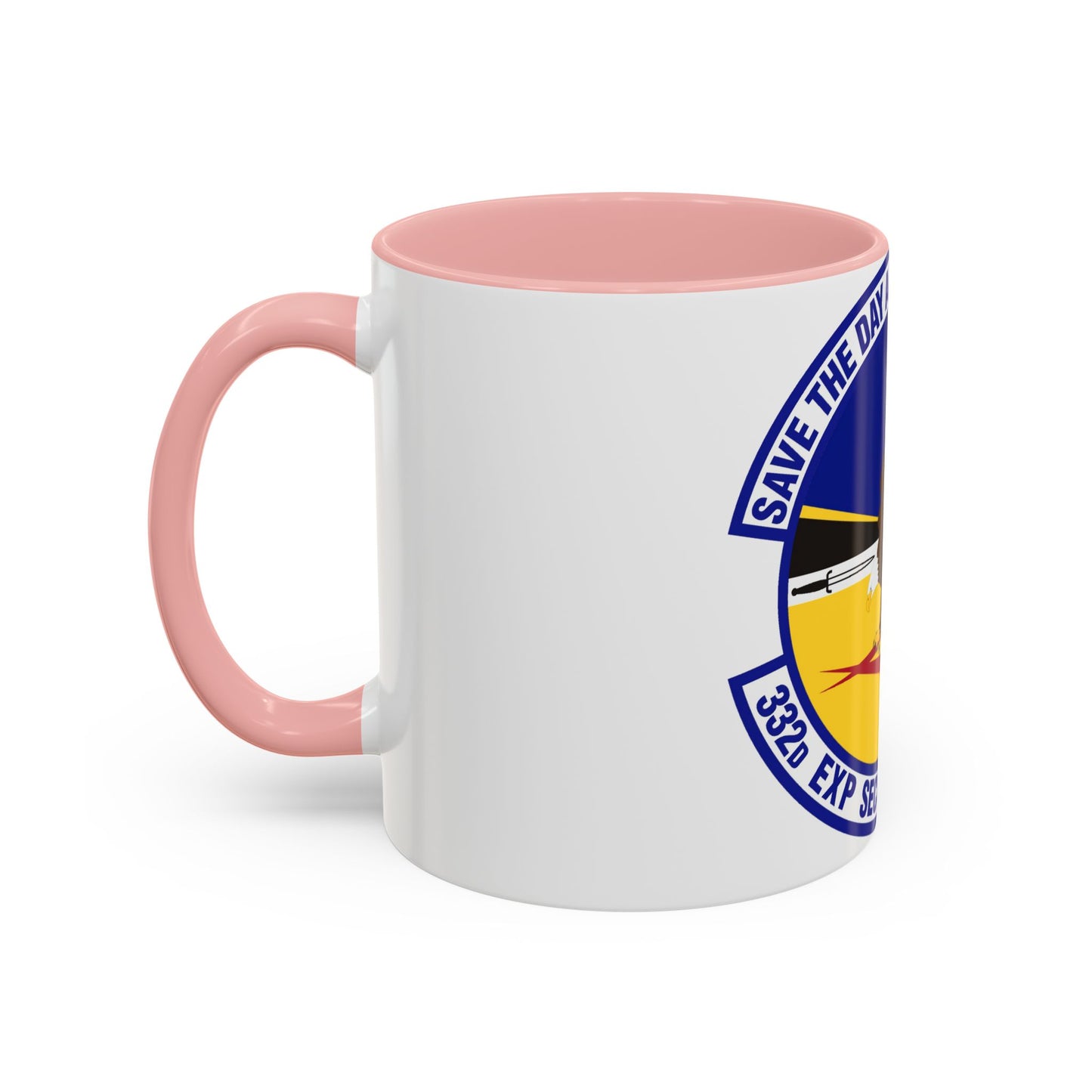 332d Expeditionary Security Forces Squadron (U.S. Air Force) Accent Coffee Mug