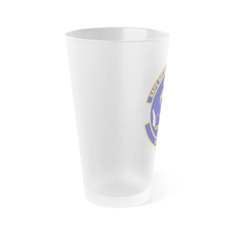 849 Aircraft Maintenance SquadronACC (U.S. Air Force) Frosted Pint Glass 16oz-Go Mug Yourself