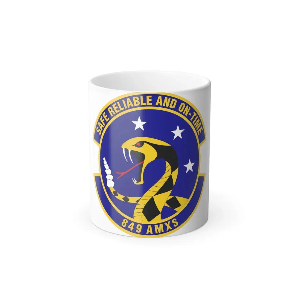 849 Aircraft Maintenance SquadronACC (U.S. Air Force) Color Changing Mug 11oz - Go Mug Yourself