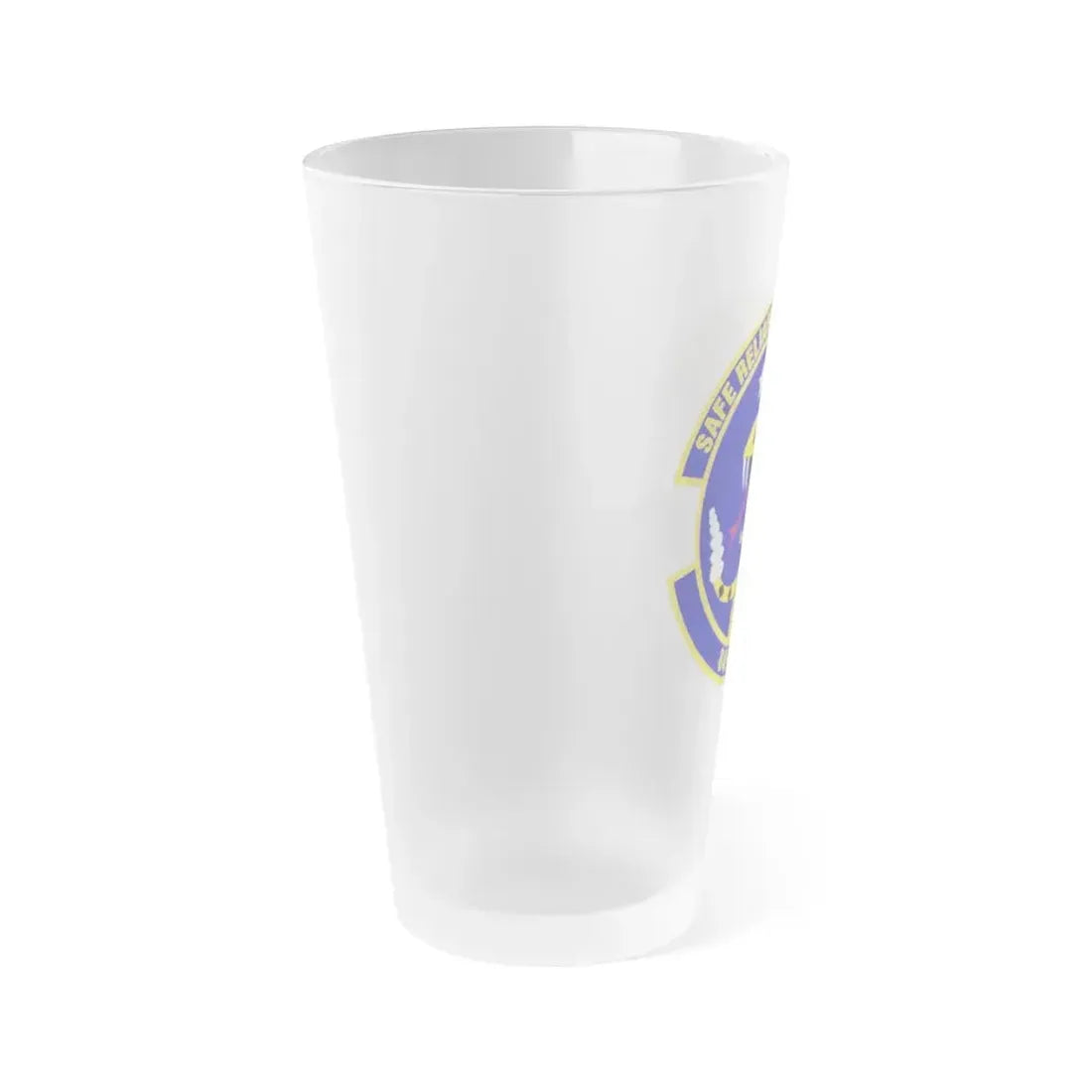 849 Aircraft Maintenance SquadronACC (U.S. Air Force) Frosted Pint Glass 16oz - Go Mug Yourself