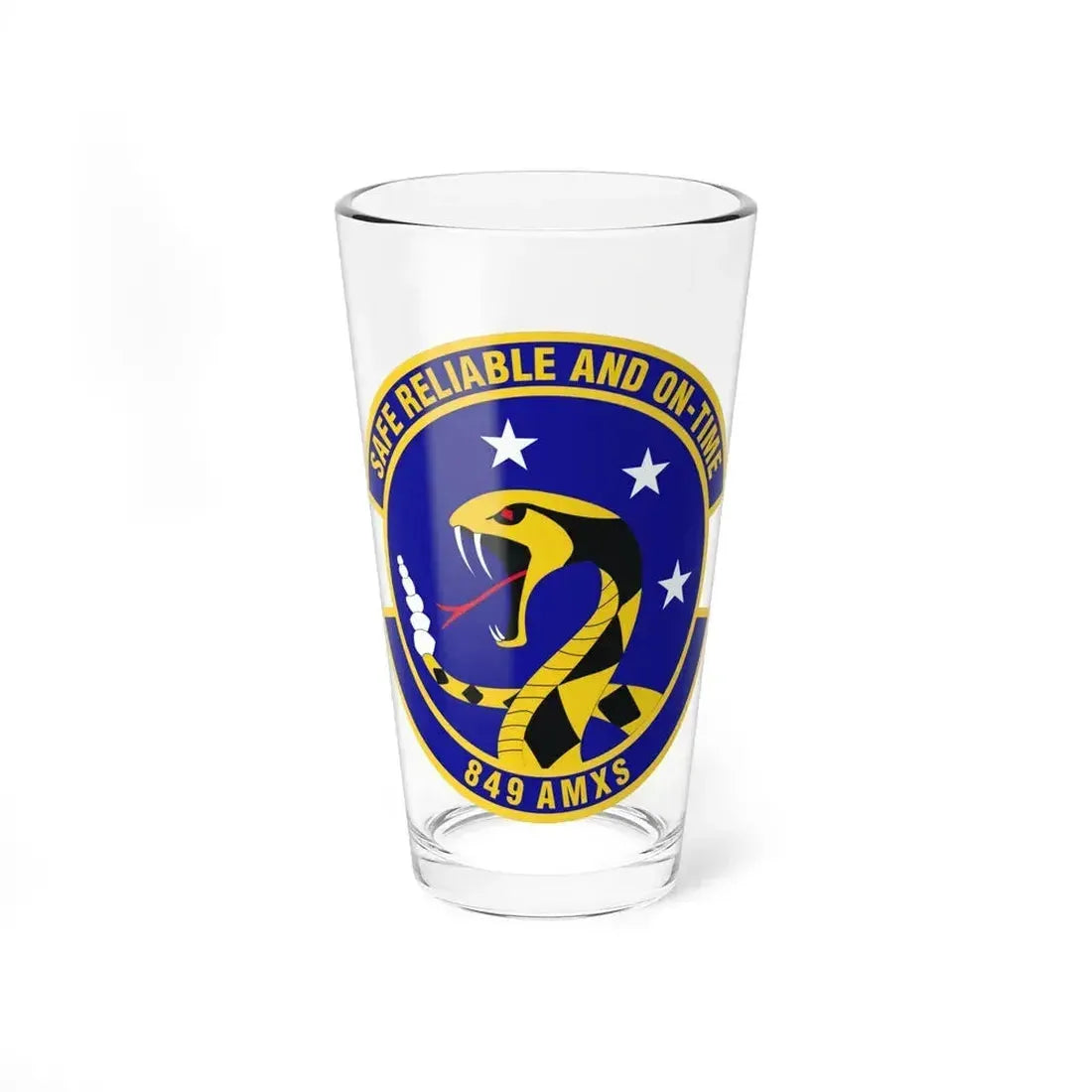 849 Aircraft Maintenance SquadronACC (U.S. Air Force) Pint Glass 16oz 16oz - Go Mug Yourself