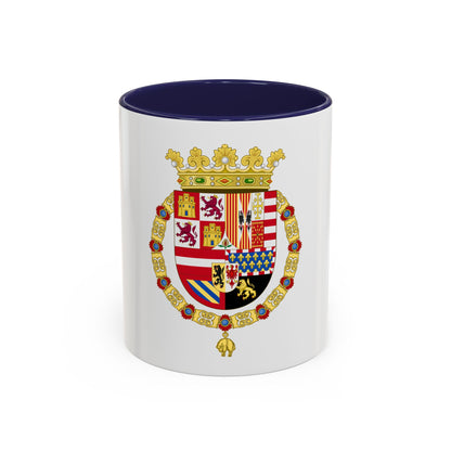 Coat of Arms of Philip II of Spain (1558-1580) - Accent Coffee Mug