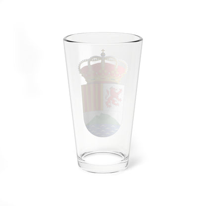 Escudo de Algámitas Sevilla (Spain) (Coat of Arms) Pint Glass 16oz