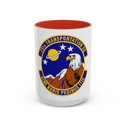 75th Transportation Squadron (U.S. Air Force) Accent Coffee Mug