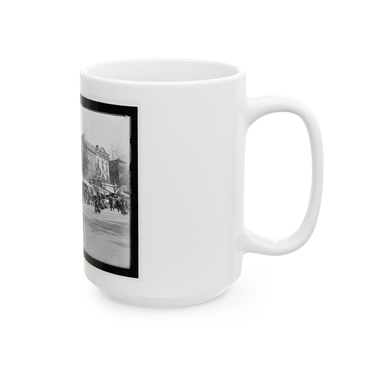 A Full Brass Band Composed Of Women, Heading One Of The Posts From The Dept. Of Pa. (U.S. Civil War) White Coffee Mug