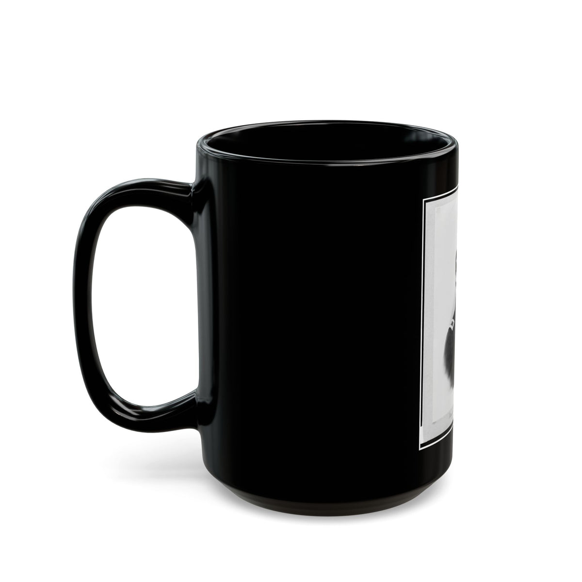 Major General D.B. Birney, Head-And-Shoulders Portrait, Facing Right (U.S. Civil War) Black Coffee Mug