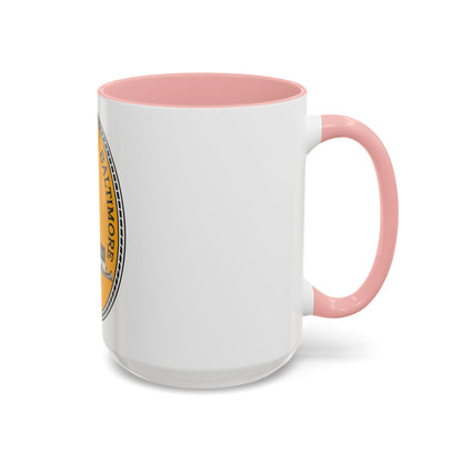 Seal of Baltimore Maryland - Accent Coffee Mug