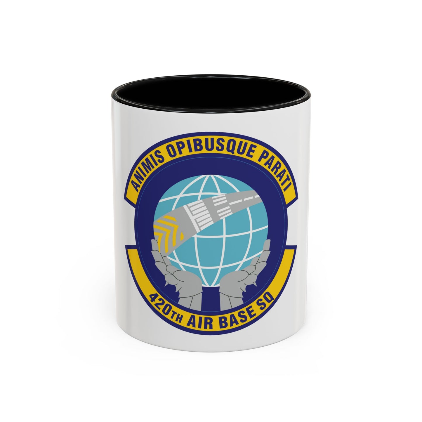 420th Air Base Squadron (U.S. Air Force) Accent Coffee Mug