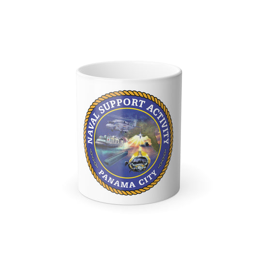 NSA Panama City Naval Support Activity (U.S. Navy) Color Changing Mug 11oz