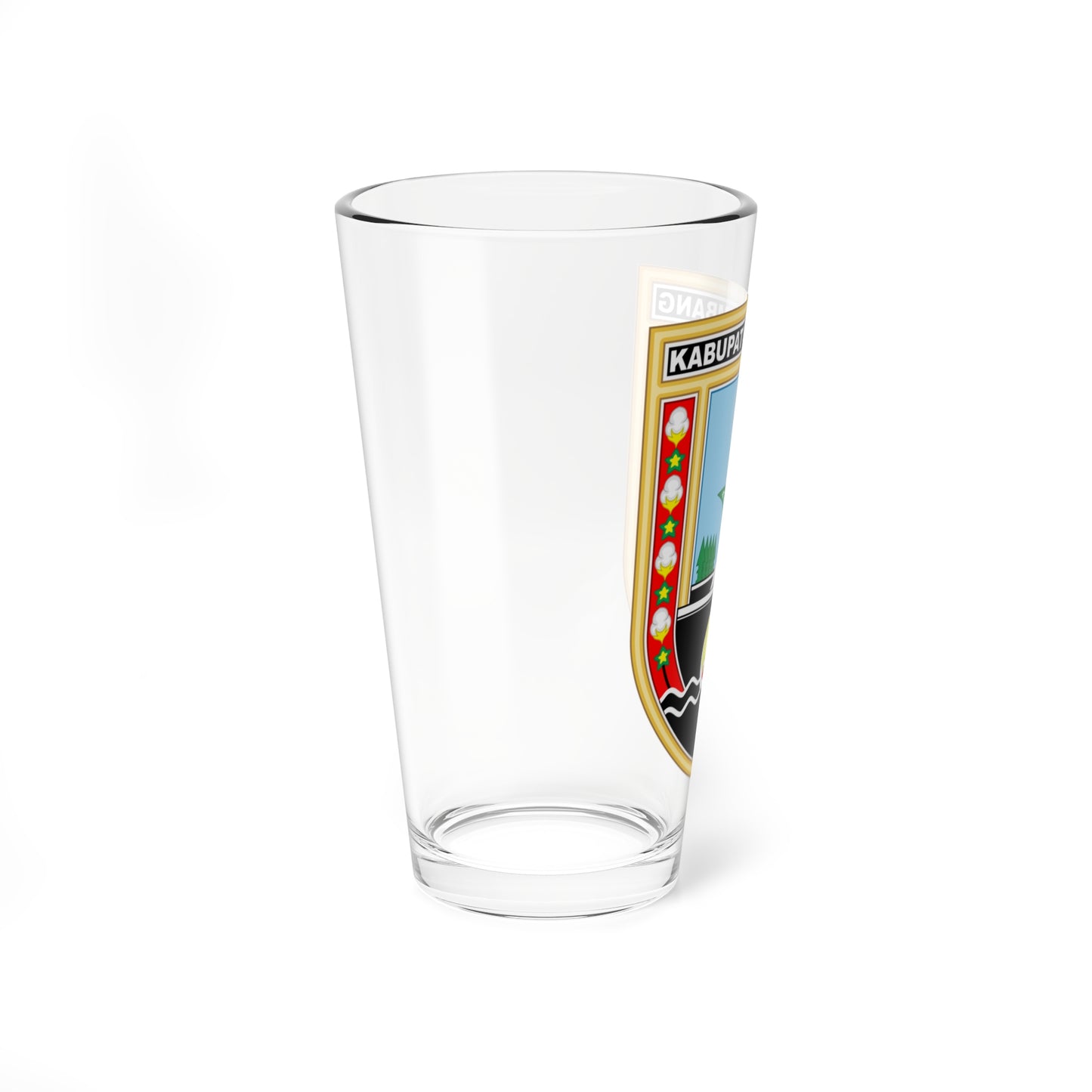 Seal of Rembang Regency (Indonesia) (Coat of Arms) Pint Glass 16oz