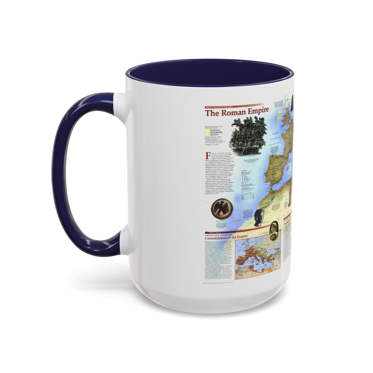 Roman Empire (1997) (Map) Accent Coffee Mug