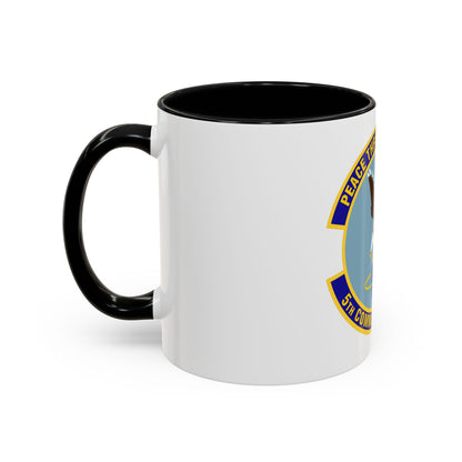 5th Communications Squadron (U.S. Air Force) Accent Coffee Mug