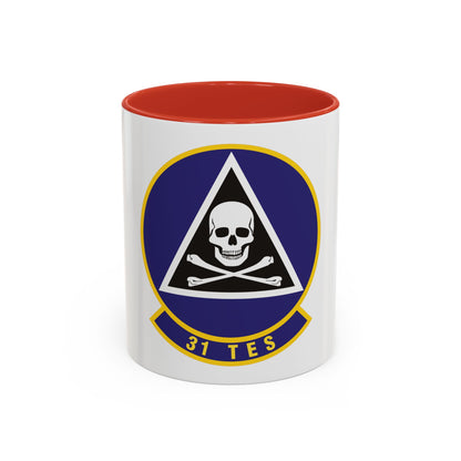 31st Test and Evaluation Squadron (U.S. Air Force) Accent Coffee Mug