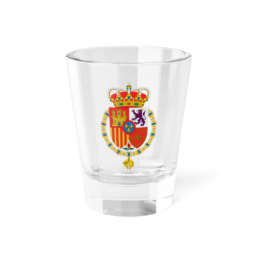 Escudo Felipe VI de España (Spain) (Coat of Arms) Shot Glass 1.5oz