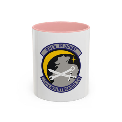 719th Maintenance Squadron (U.S. Air Force) Accent Coffee Mug